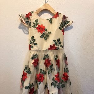 Chasing Fireflies Poinsettia Dress